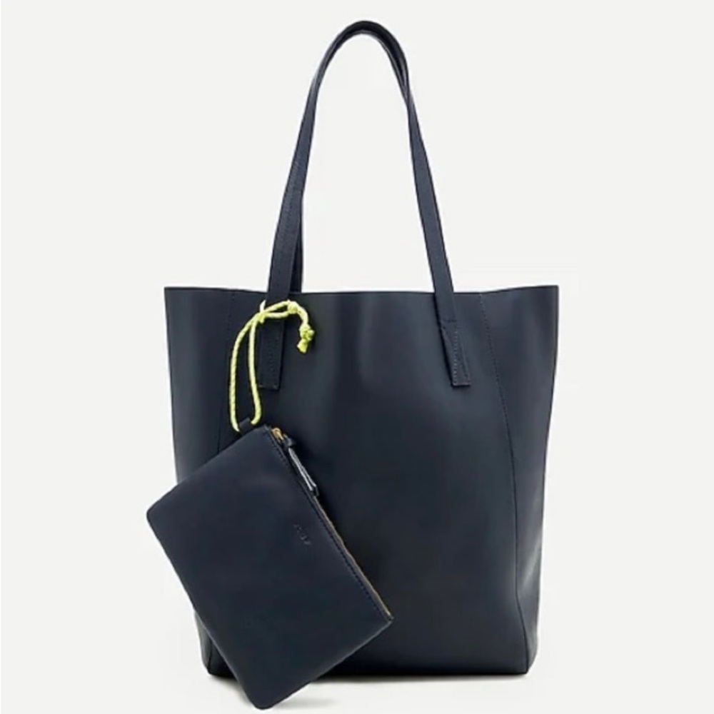 J. Crew the Carryall Tote with pouch in Navy Blue